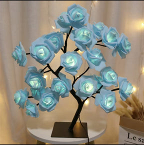 Sakura Roses LED Tree Table Lamp