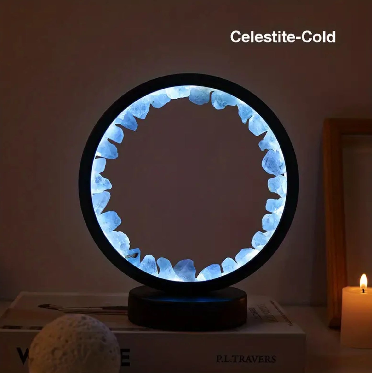 Natural Crystal Bedside Lamp