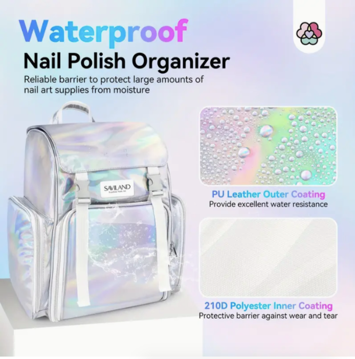 Nail Polish Organizer Backpack