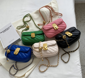 Quilted Chain Crossbody Bag (Bundle of 3)