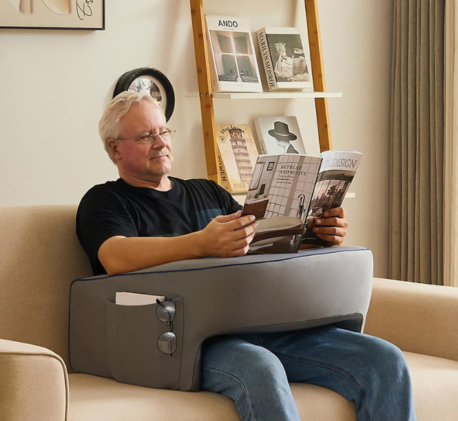 Reading and Work Pillow with Memory Foam