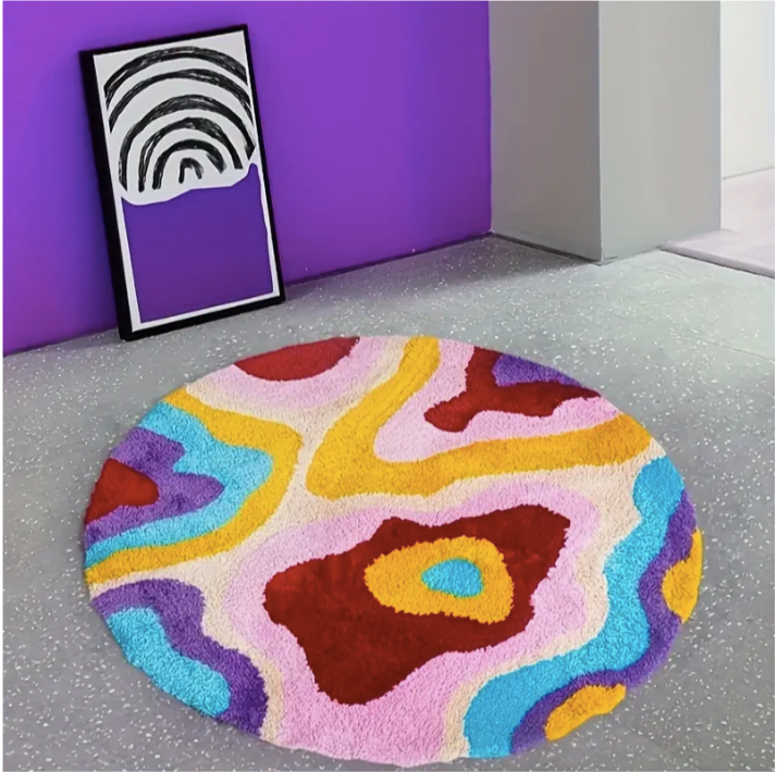 Vintage-Inspired Plush Rug