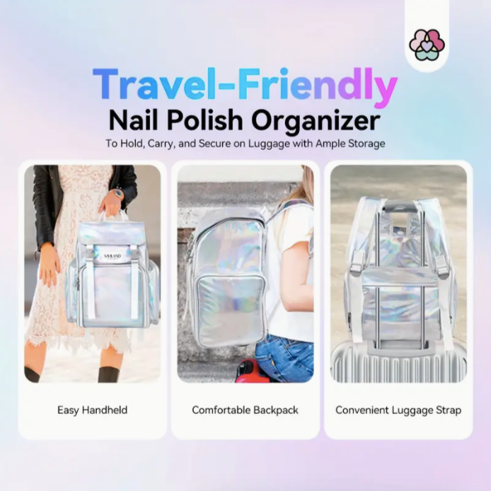 Nail Polish Organizer Backpack