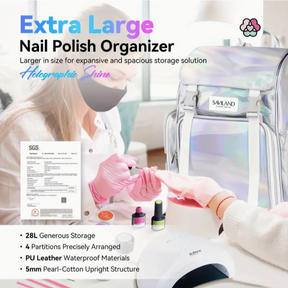 Nail Polish Organizer Backpack